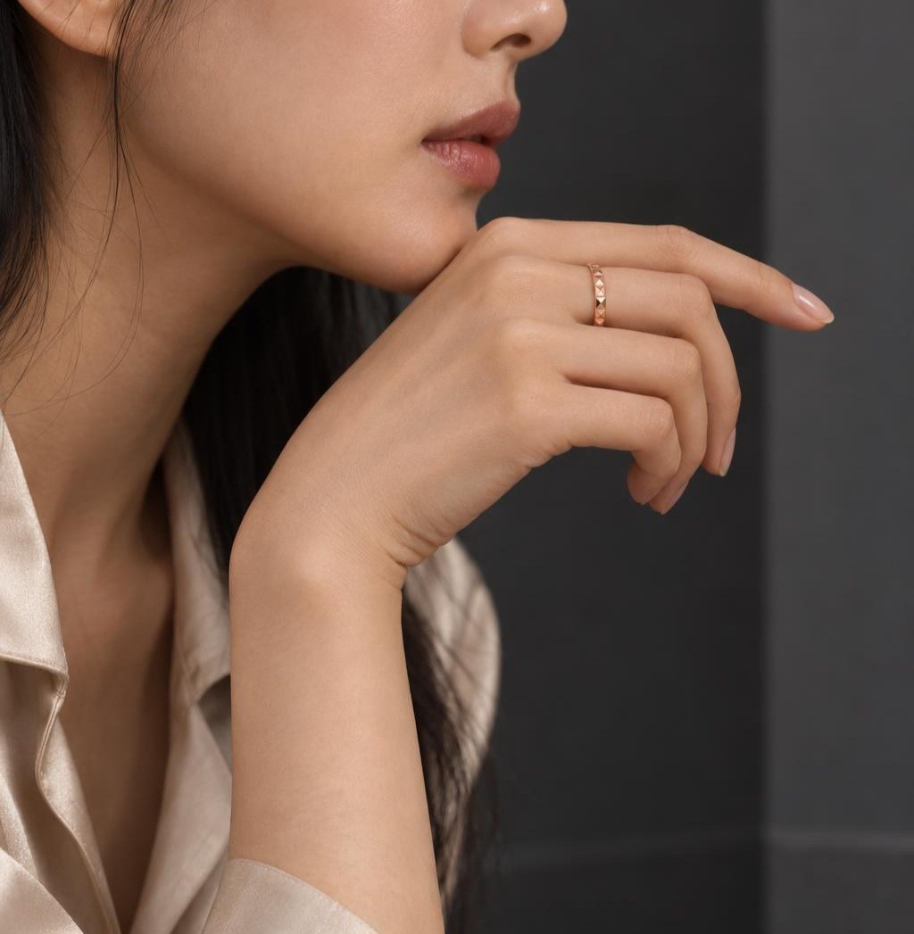 14K컷팅 디테일슬림 반지 상품 사진 4