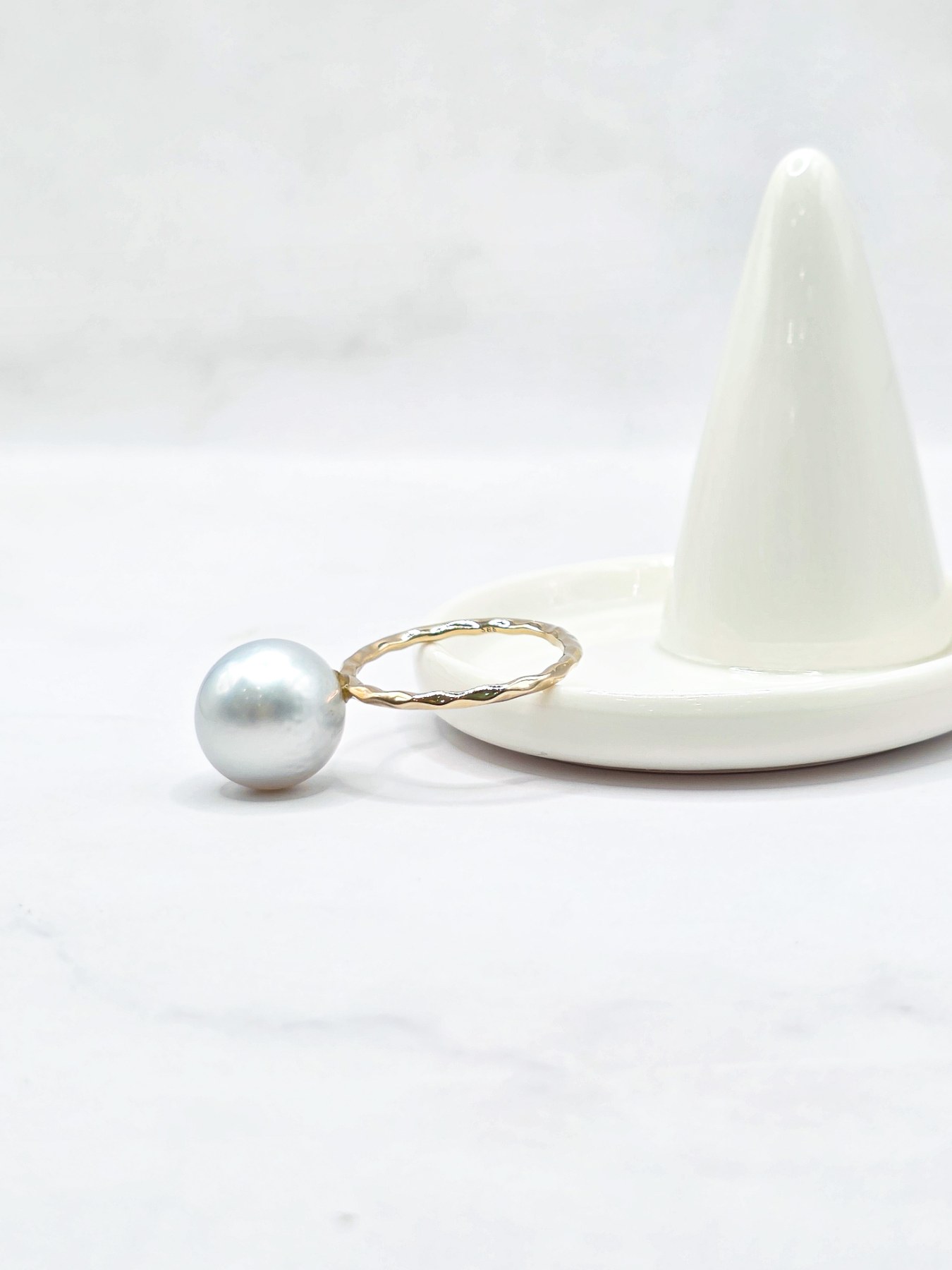 천연 남양진주13.5mm 포인트 14k 링 상품 사진 3